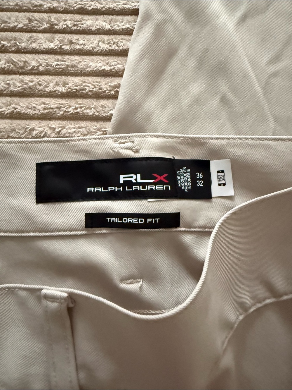 Ralph Lauren Men's Cream Chino Pants - Picture 4 of 4